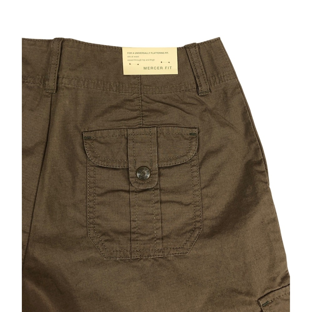 Eddie Bauer Mercer Fit Brown Ripstop Cargo Shorts Womens 4 New Outdoor Hiking - Picture 10 of 10